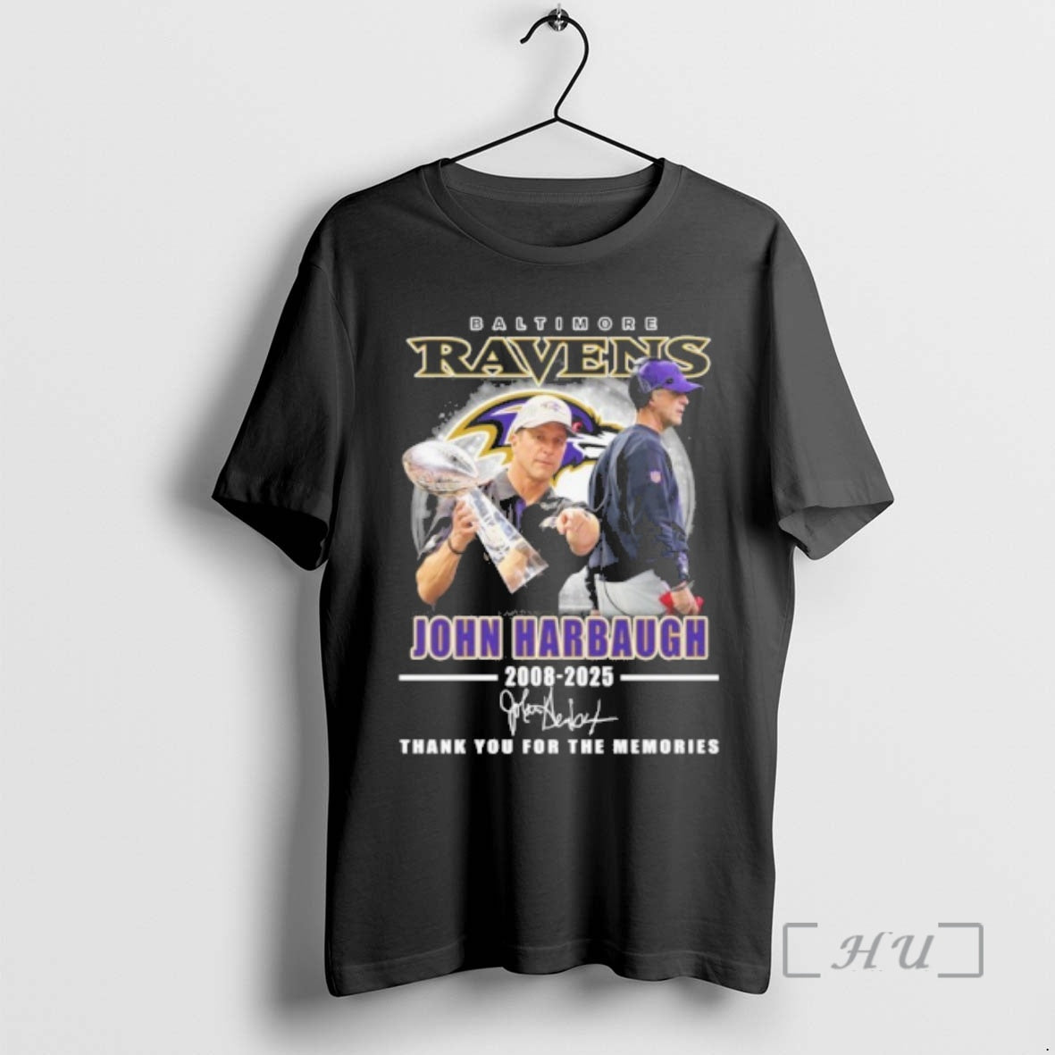 Officials Baltimore Ravens John Harbaugh 2008 2025 Thank You Coach T-Shirts, Hoodie, Sweatshirt | InkRitualCo.com