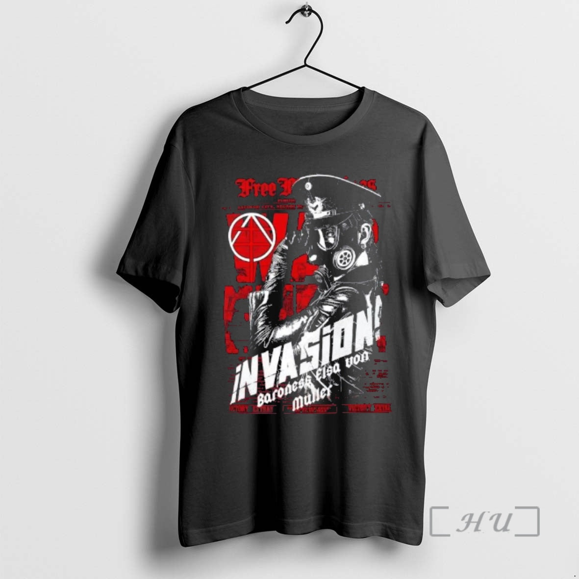 Officials Baroness Muller Gas Mask Anarchy Graphic T-Shirts, Hoodie, Sweatshirt | InkRitualCo.com