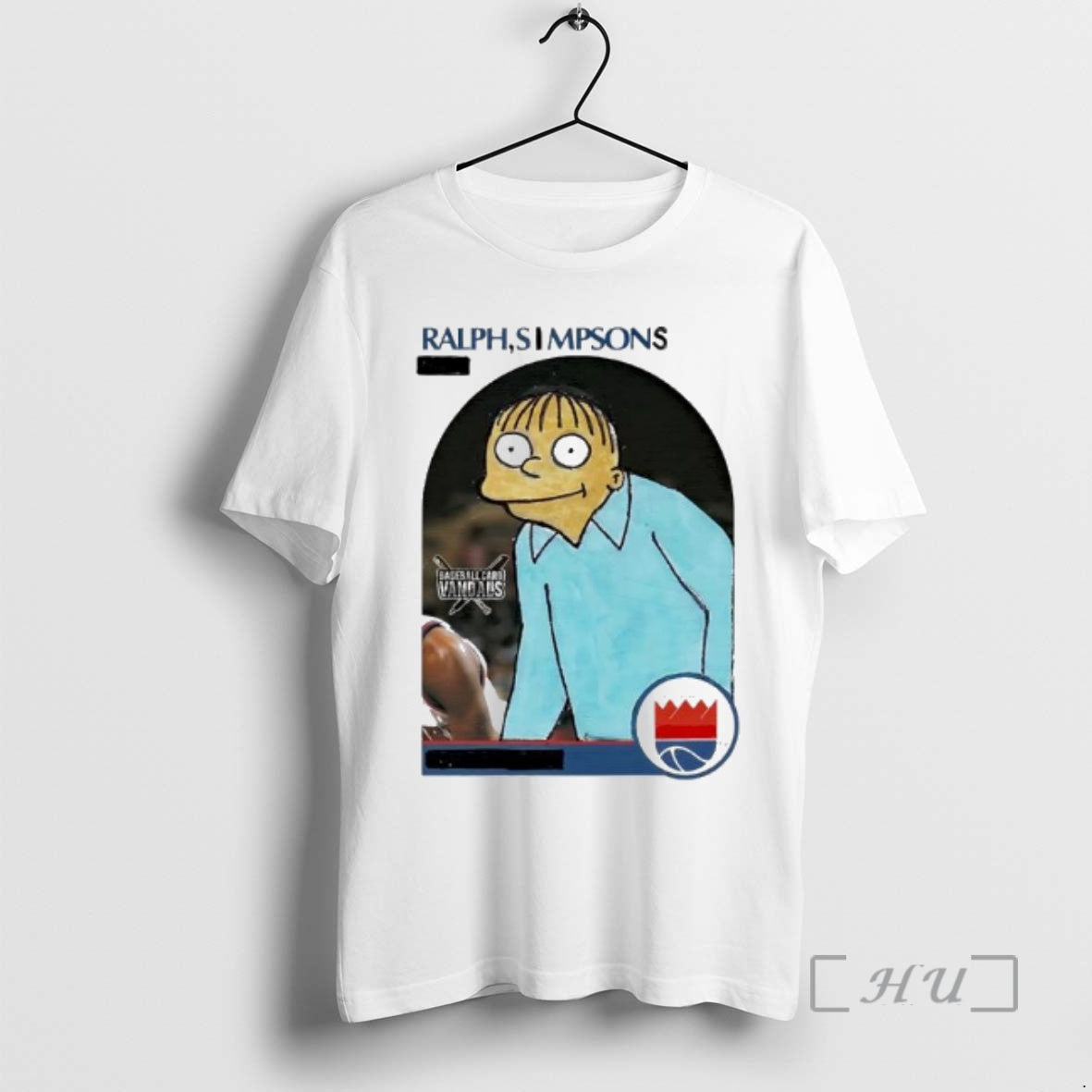 Officials Baseball Card Vandal X Ralph Wiggum The Simpsons T-Shirts, Hoodie, Sweatshirt | InkRitualCo.com