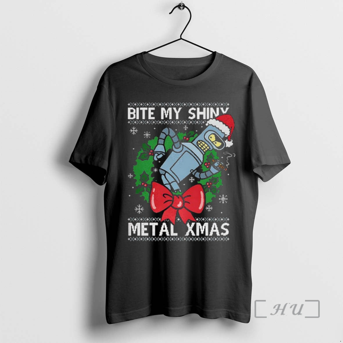 Officials Bender Bite My Shiny Metal Ugly Christmas T-Shirts, Hoodie, Sweatshirt | InkRitualCo.com