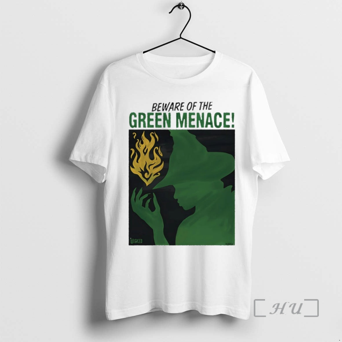 Officials Beware Of The Green Menace Elphaba Wicked Circle T-Shirts, Hoodie, Sweatshirt | InkRitualCo.com