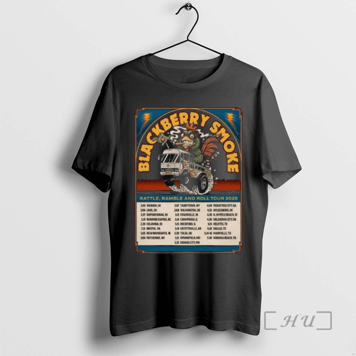 Officials Blackberry Smoke Rattle Ramble And Roll 2026 Tour T-Shirts, Hoodie, Sweatshirt | InkRitualCo.com