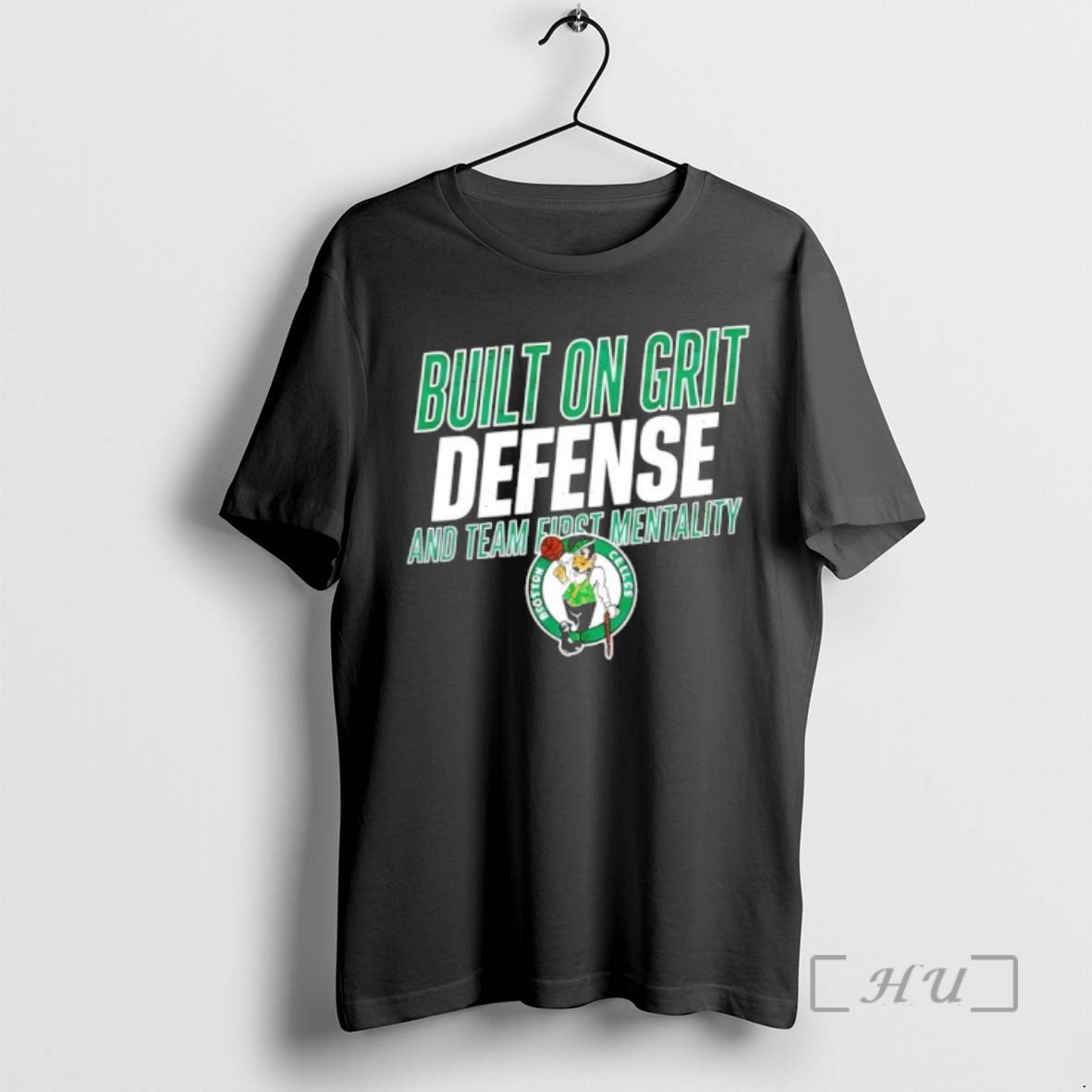 Officials Boston Celtics Built On Grit Defense And Team First Mentality Premium T Shirts Sweater Hoodie, Sweatshirt