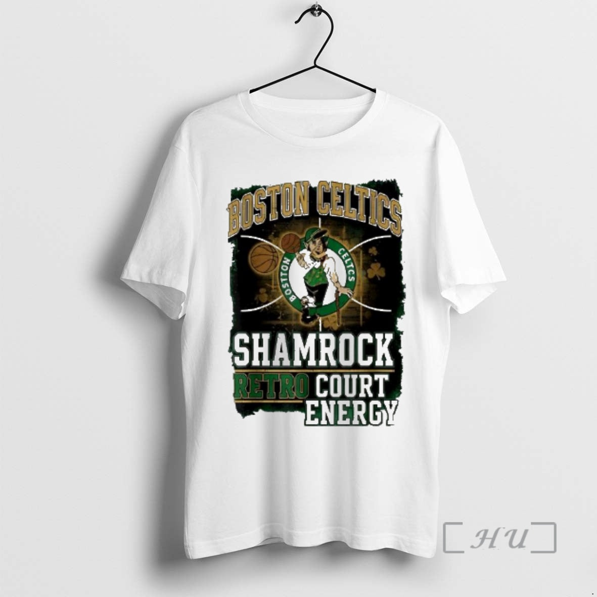 Officials Boston Celtics Shamrock Retro Court Energy Graphic T-Shirts, Hoodie, Sweatshirt | InkRitualCo.com