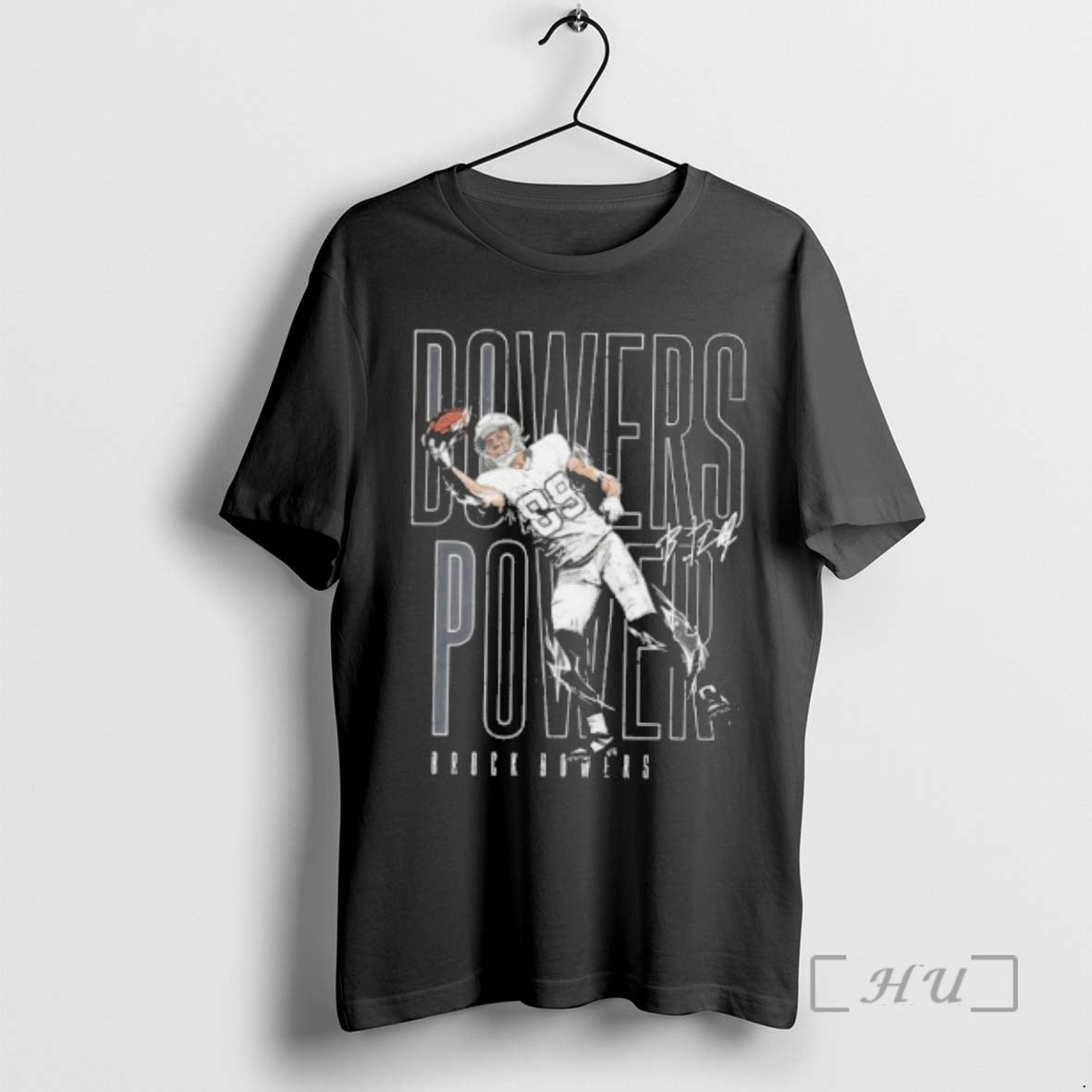 Officials Brock Bowers Las Vegas Bowers Power T-Shirts, Hoodie, Sweatshirt | InkRitualCo.com