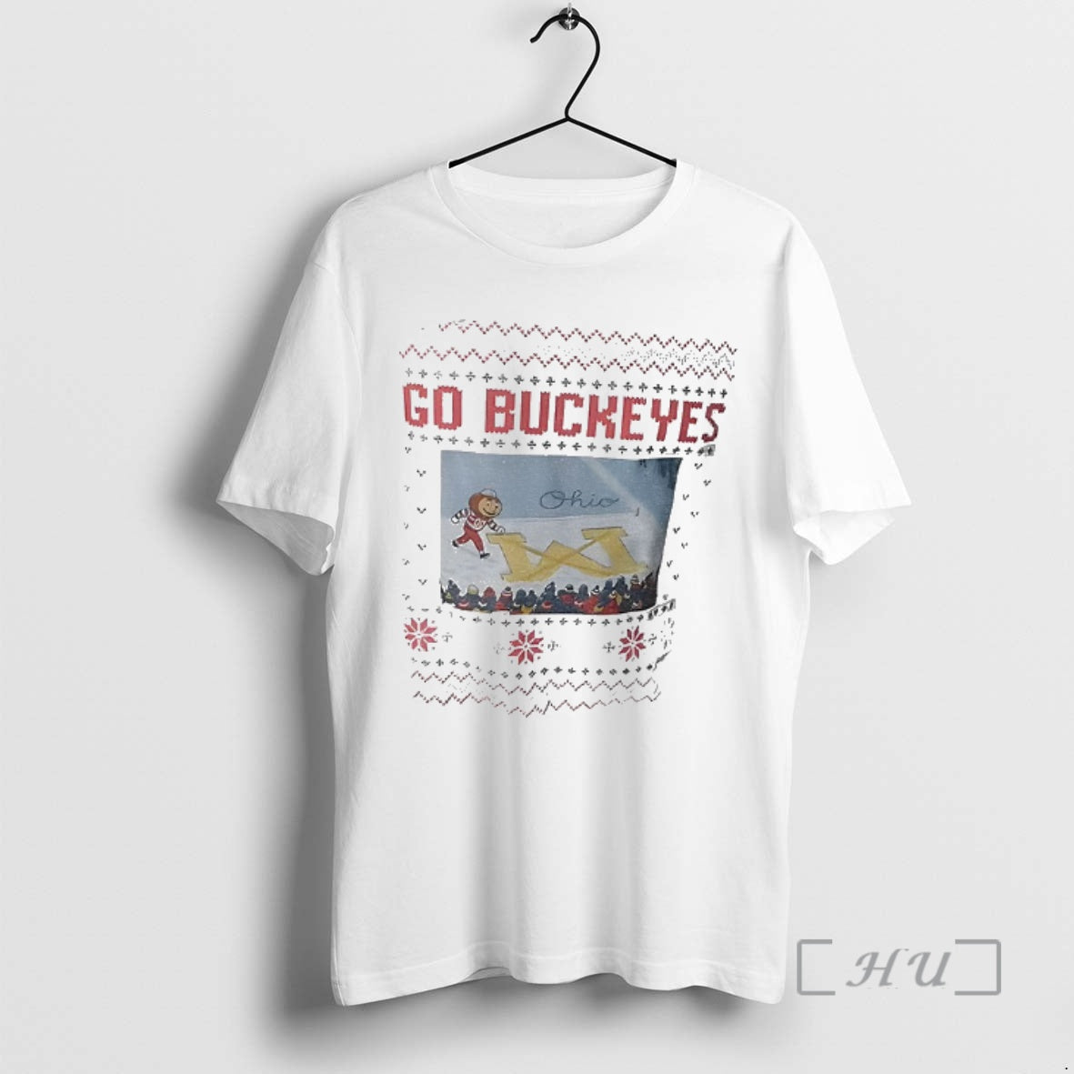 Officials Brutus Buckeye Ohio Snow Brutus Crosses Out Michigan Cartoon T-Shirts, Hoodie, Sweatshirt | InkRitualCo.com