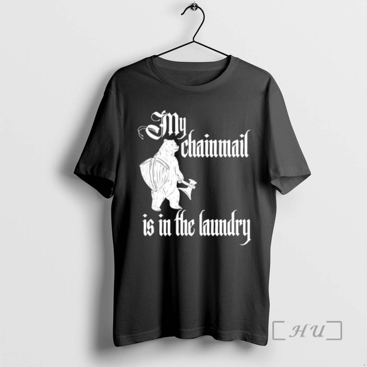Officials Buhurt Bear Saying My Chainmail Is In The Laundry T-Shirts, Hoodie, Sweatshirt | InkRitualCo.com