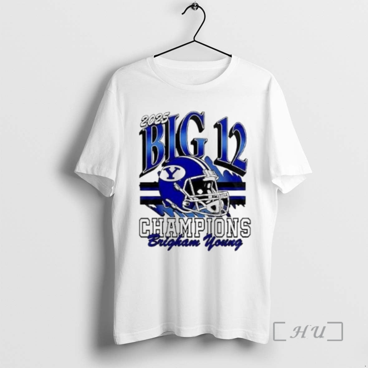 Officials Byu Cougars Football 2025 Big 12 Conference Champs Circle White Premium T Shirts Sweater Hoodie, Sweatshirt