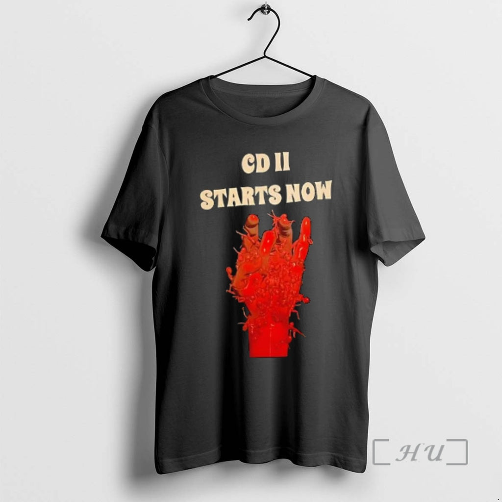 Officials Cd Ii Starts Now Bloodied Hand Covered T-Shirts, Hoodie, Sweatshirt | InkRitualCo.com