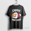 Officials Cappy And Cozy Capybara Holidays Christmas T-Shirts, Hoodie, Sweatshirt | InkRitualCo.com