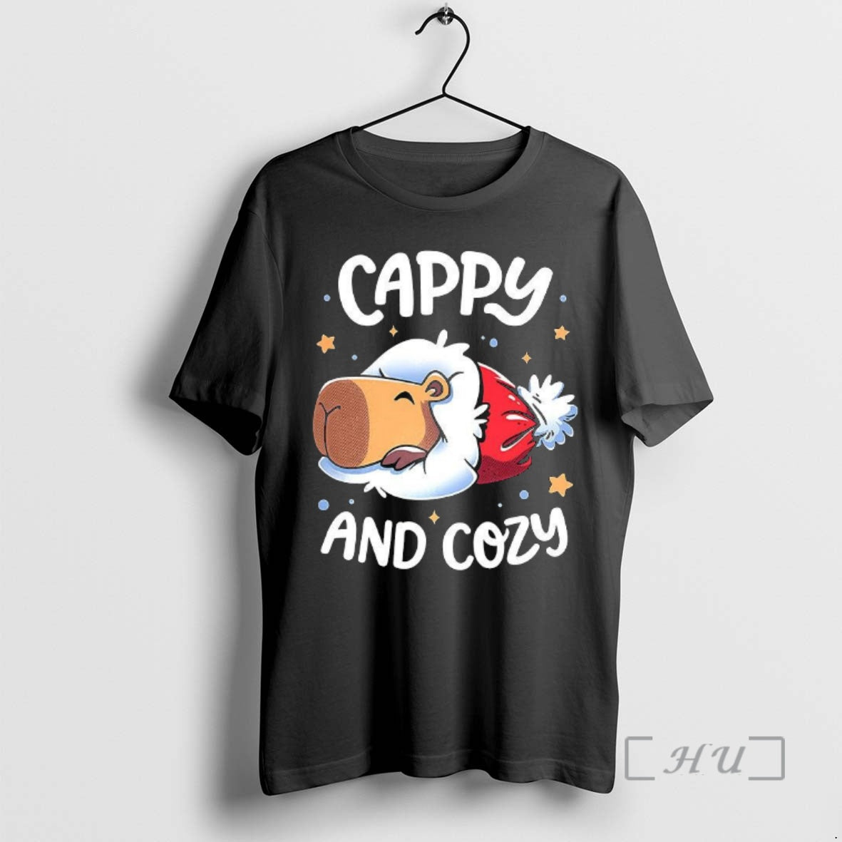Officials Cappy And Cozy Capybara Holidays Christmas T-Shirts, Hoodie, Sweatshirt | InkRitualCo.com