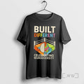 Officials Captain Autism Built Different Celebrating Neurodiversity T-Shirts, Hoodie, Sweatshirt | InkRitualCo.com