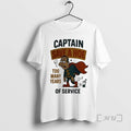 Officials Captain Save A Hoe Too Many Years Of Service T-Shirts, Hoodie, Sweatshirt | InkRitualCo.com