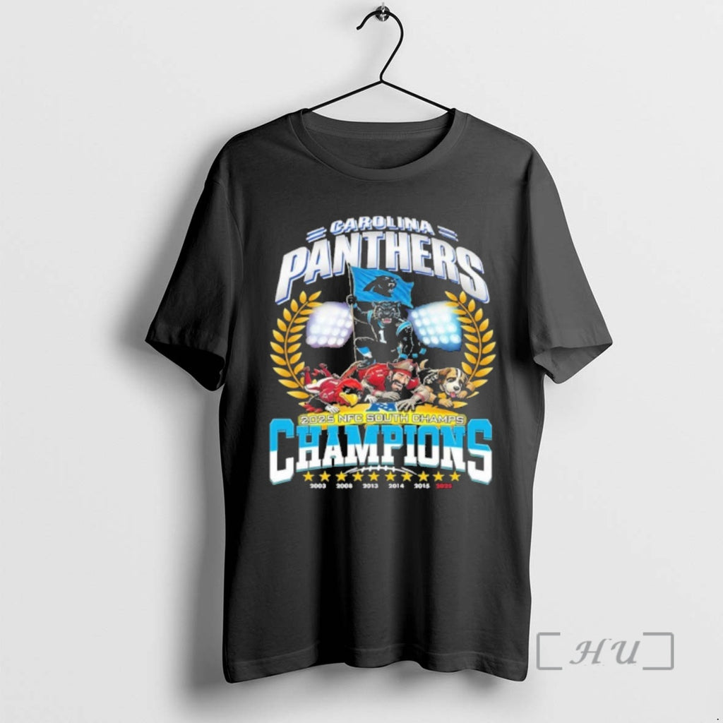 Officials Carolina Panthers 2026 Afc North Champs Here We Go Steelers Premium T Shirts Sweater Hoodie, Sweatshirt