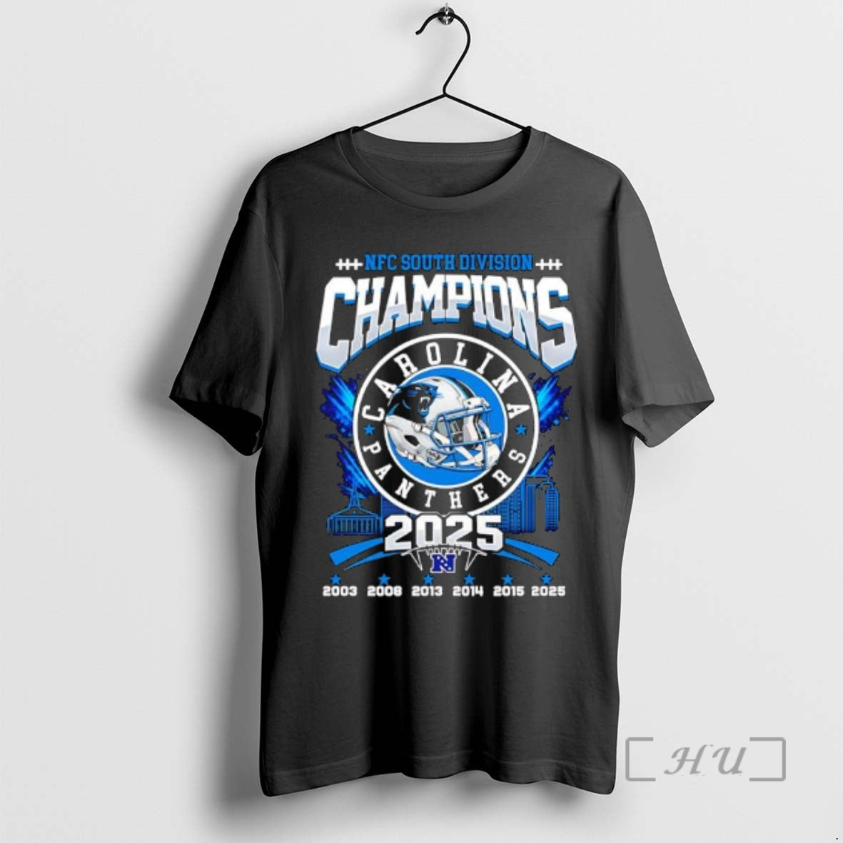Officials Carolina Panthers Nfc South Division 2025 Champions T-Shirts, Hoodie, Sweatshirt | InkRitualCo.com