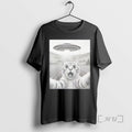 Officials Cat Selfie With Alien Ufo Funny Cat Gifts T-Shirts, Hoodie, Sweatshirt | InkRitualCo.com
