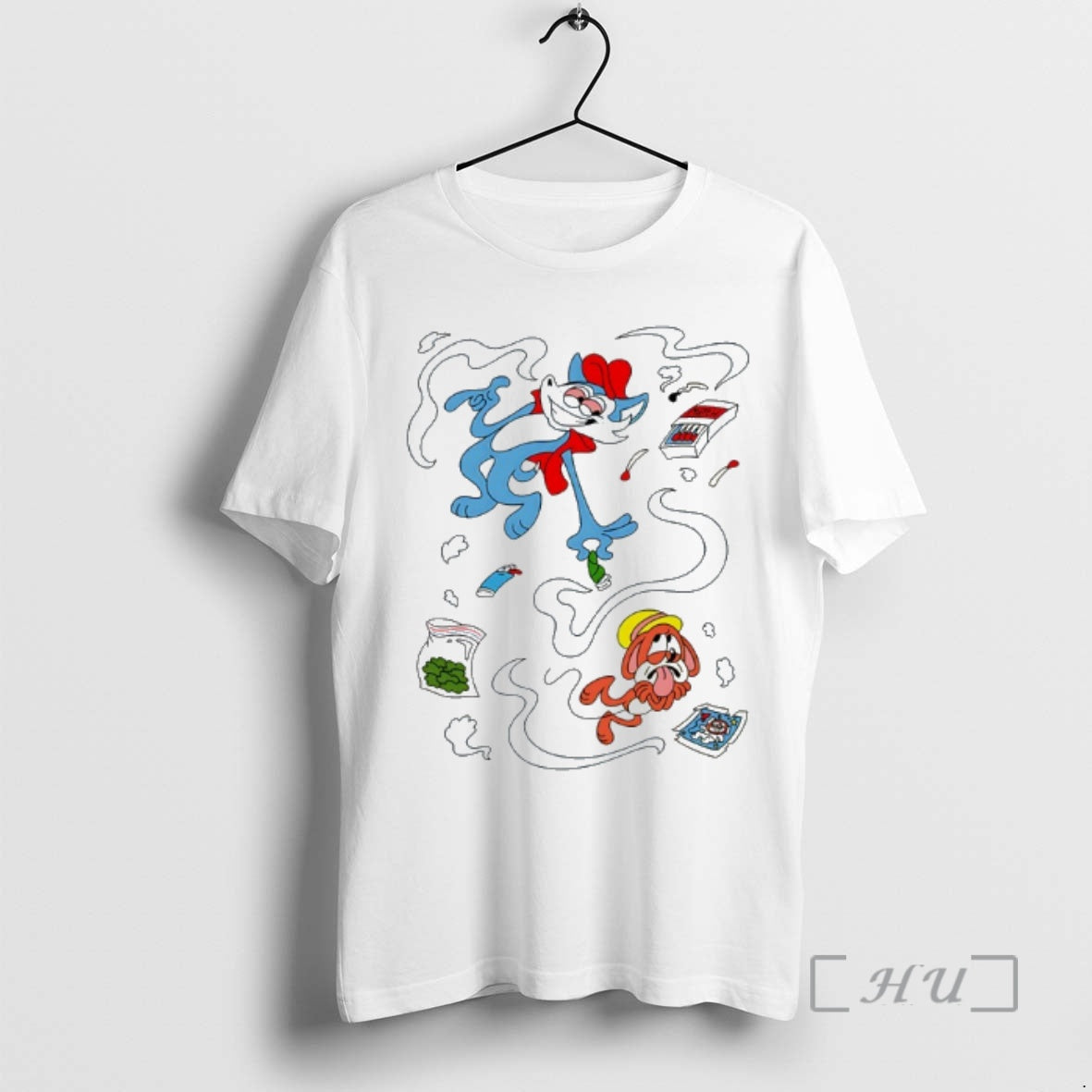 Officials Catching Up Rob And Clay Smoke Weed Art T-Shirts, Hoodie, Sweatshirt | InkRitualCo.com