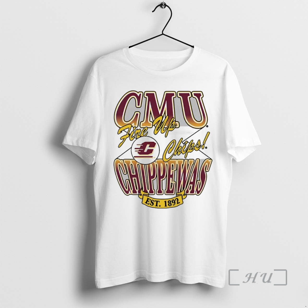 Officials Central Michigan Chippewas Fire Up Chips Est 1892 T-Shirts, Hoodie, Sweatshirt | InkRitualCo.com