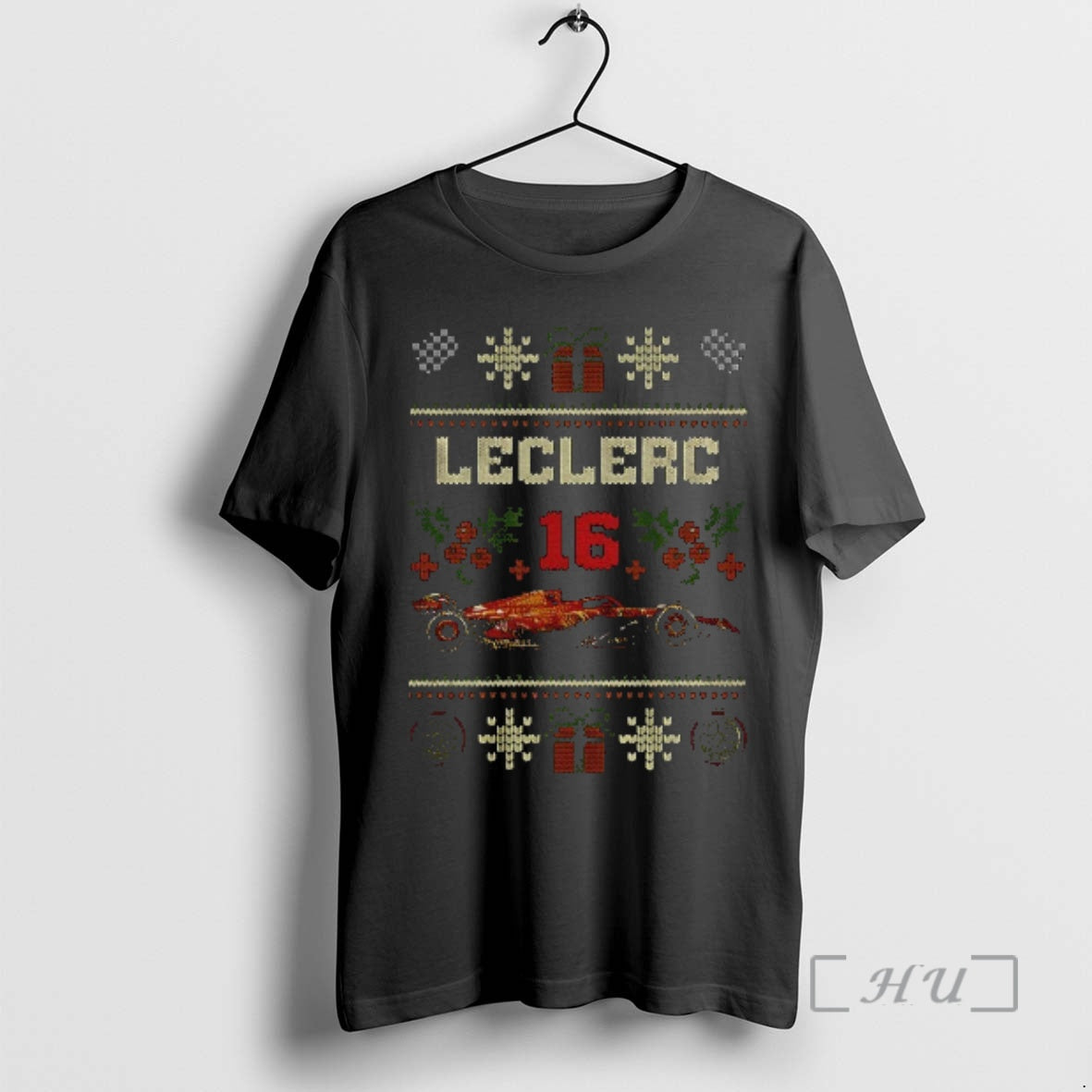 Officials Charles Leclerc 16 Ferrari F1 Merry Christmas T-Shirts, Hoodie, Sweatshirt | InkRitualCo.com
