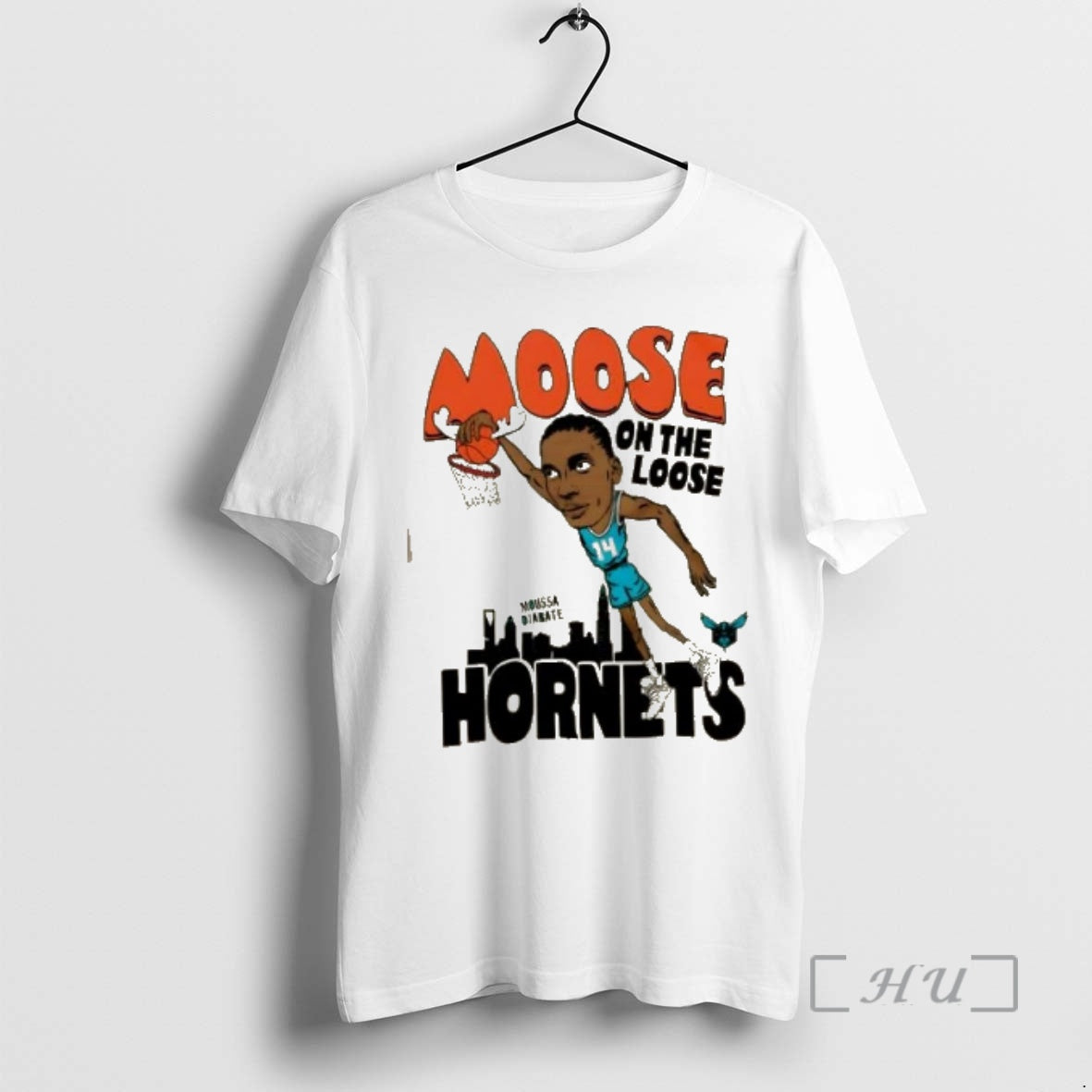 Officials Charlotte Hornets Hornets Moussa Diabate Moose On The Loose T-Shirts, Hoodie, Sweatshirt | InkRitualCo.com