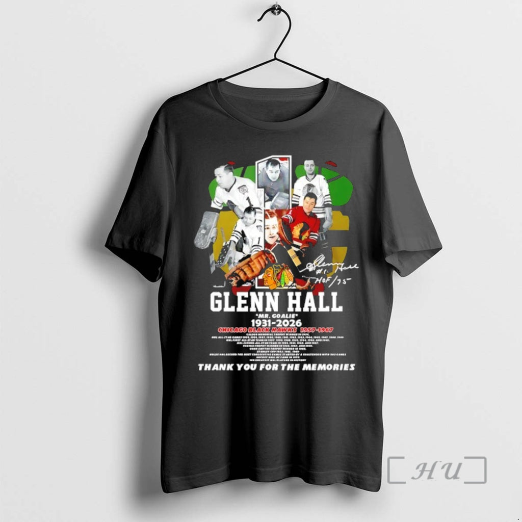 Officials Chicago Black Hawks Glenn Hall Mr T-Shirts, Hoodie, Sweatshirt | InkRitualCo.com