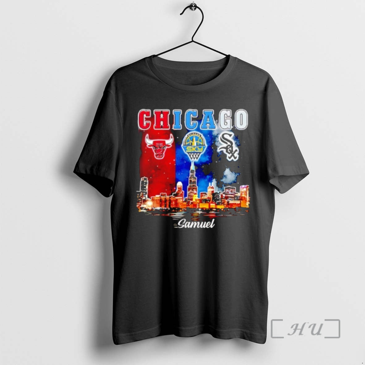 Officials Chicago City Skyline Chicago Bulls Chicago Sky And Chicago White Sox Logos Premium T-Shirts, Hoodie, Sweatshirt