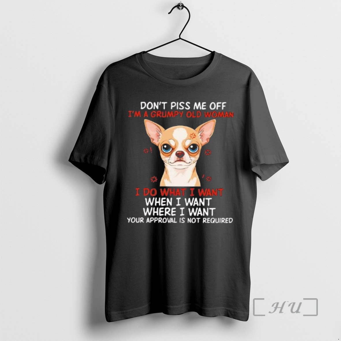 Officials Chihuahua Dont Piss Me Off Im A Grumpy Old Woman Premium T Shirts Sweater Hoodie, Sweatshirt | InkRitualCo.com