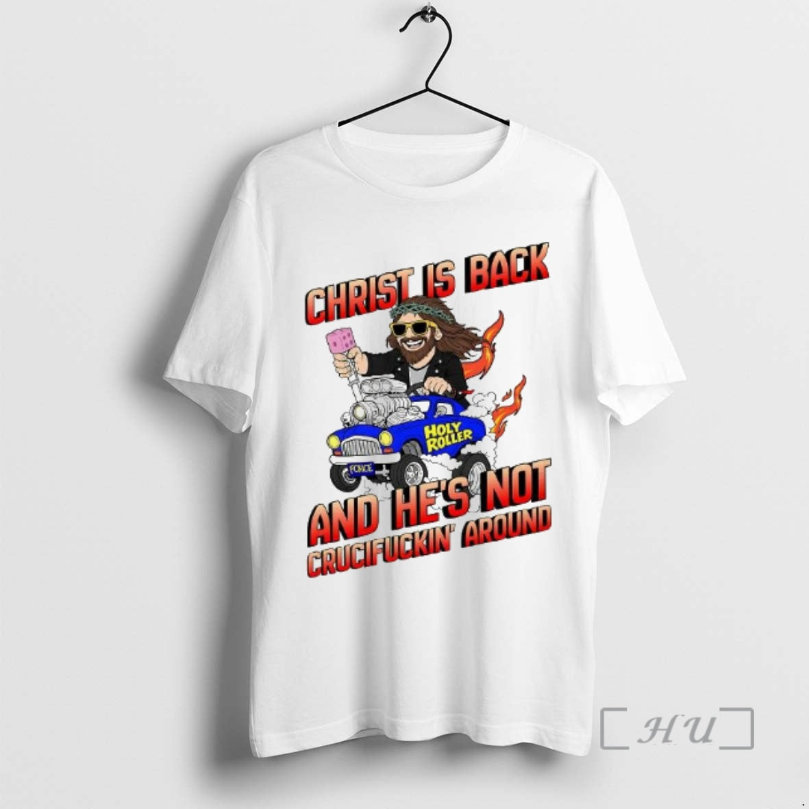 Officials Christ Is Back And Hes Not Crucifuckin Around Fuck Ice Woman Premium T Shirts Hoodie, Sweatshirt | InkRitualCo.com