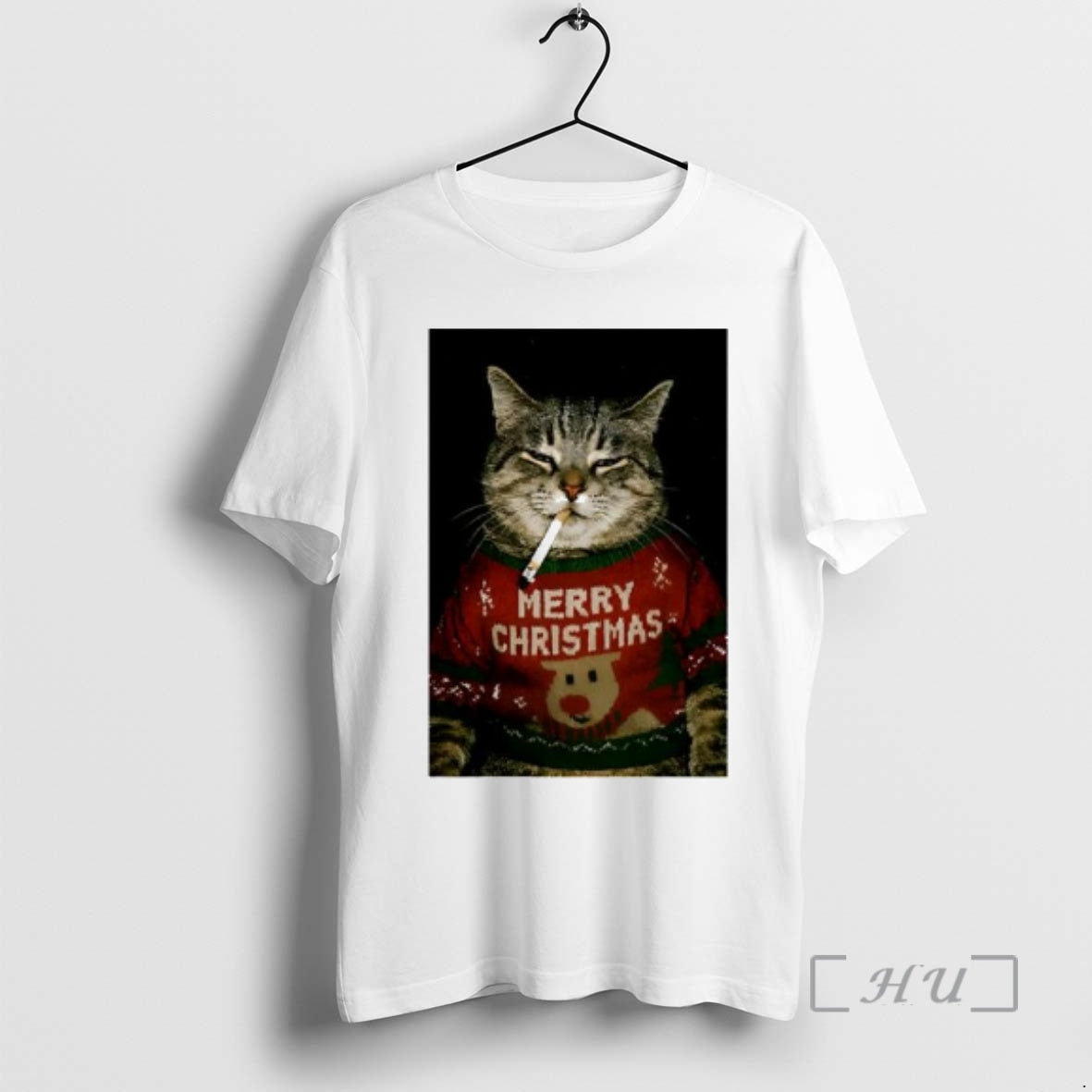 Officials Christmas Cat Smoking Graphic T-Shirts, Hoodie, Sweatshirt | InkRitualCo.com