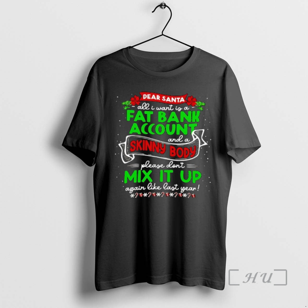 Officials Christmas Dear Santa All I Want Is A Fat Bank Account And A Skinny T-Shirts, Hoodie, Sweatshirt | InkRitualCo.com