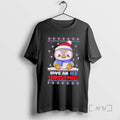 Officials Christmas Penguin Ugly Pixel Art Holiday T-Shirts, Hoodie, Sweatshirt | InkRitualCo.com