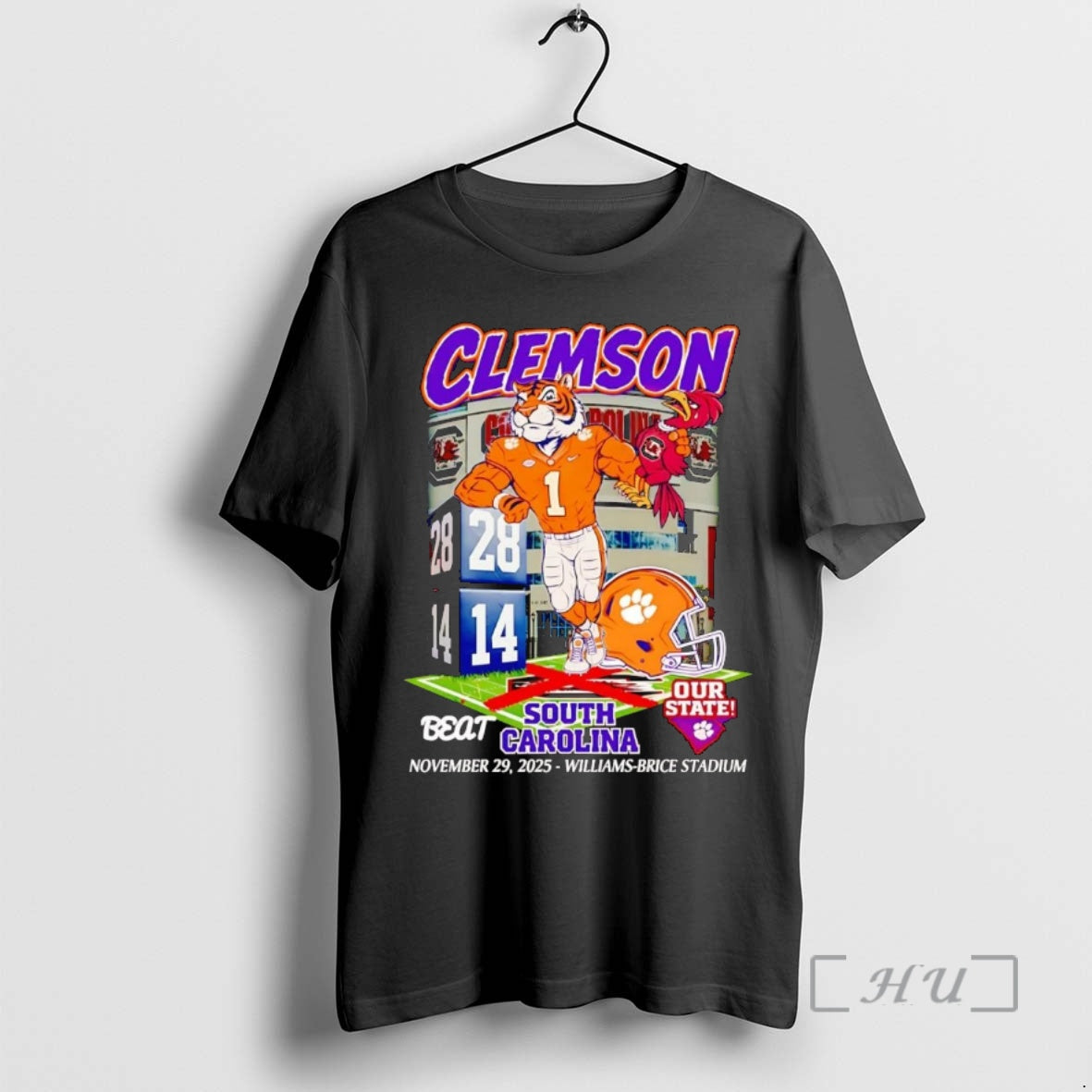 Officials Clemson Tigers Beat South Carolina 2025 Our State Mascot T-Shirts, Hoodie, Sweatshirt | InkRitualCo.com