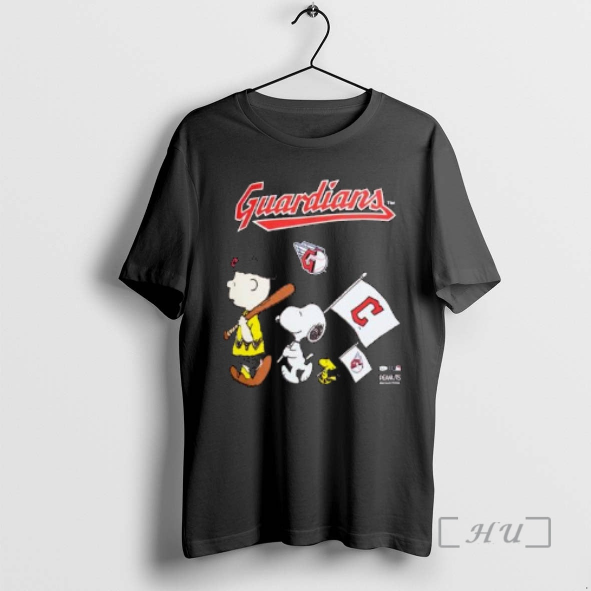 Officials Cleveland Guardians Peanuts Flag Circle Black T-Shirts, Hoodie, Sweatshirt | InkRitualCo.com