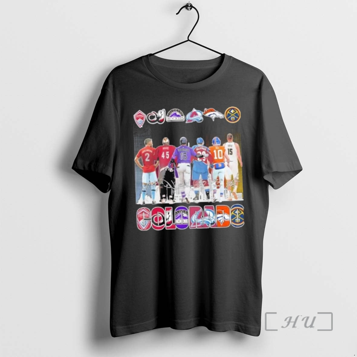 Officials Colorado City Sports Legends Skyline Signatures T-Shirts, Hoodie, Sweatshirt | InkRitualCo.com