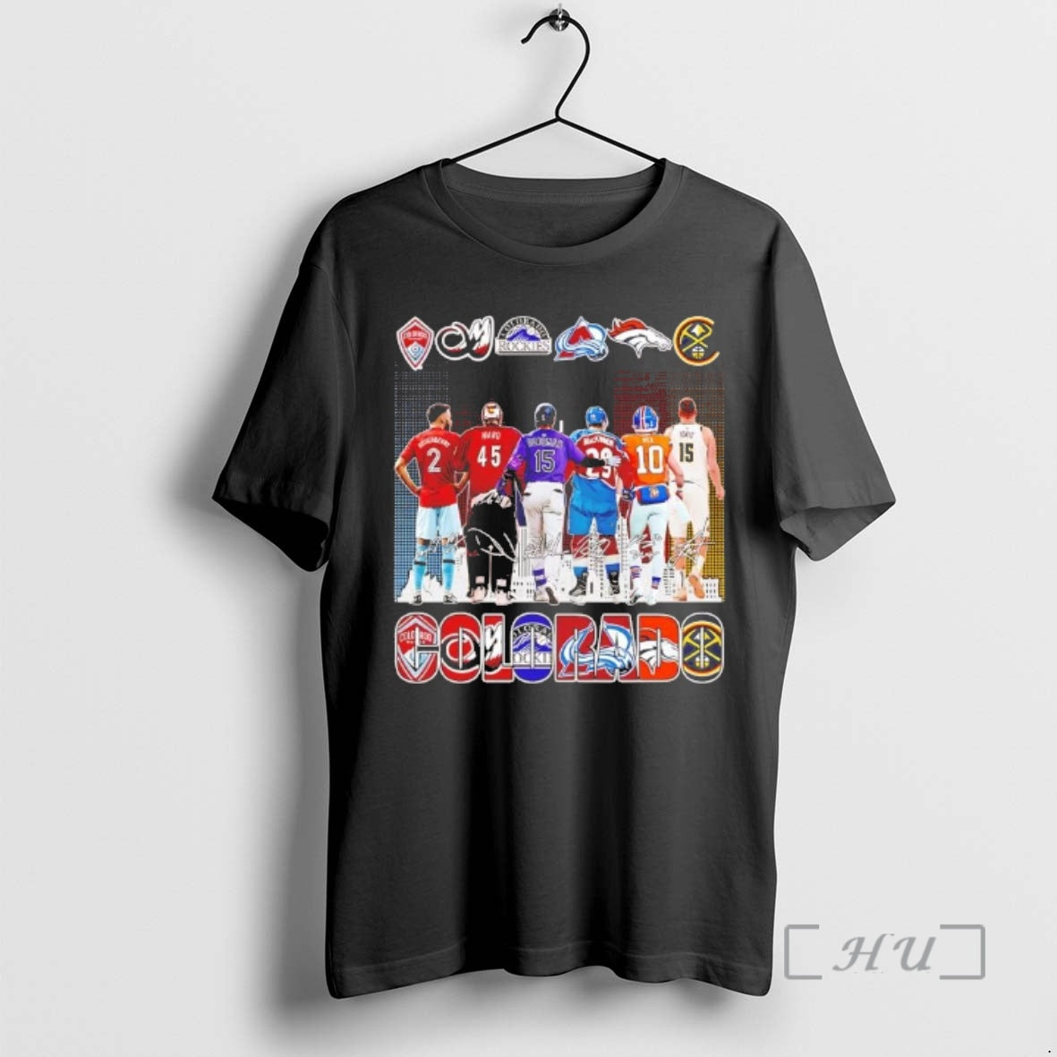 Officials Colorado Sports Teams Players Signatures Skyline T-Shirts, Hoodie, Sweatshirt | InkRitualCo.com