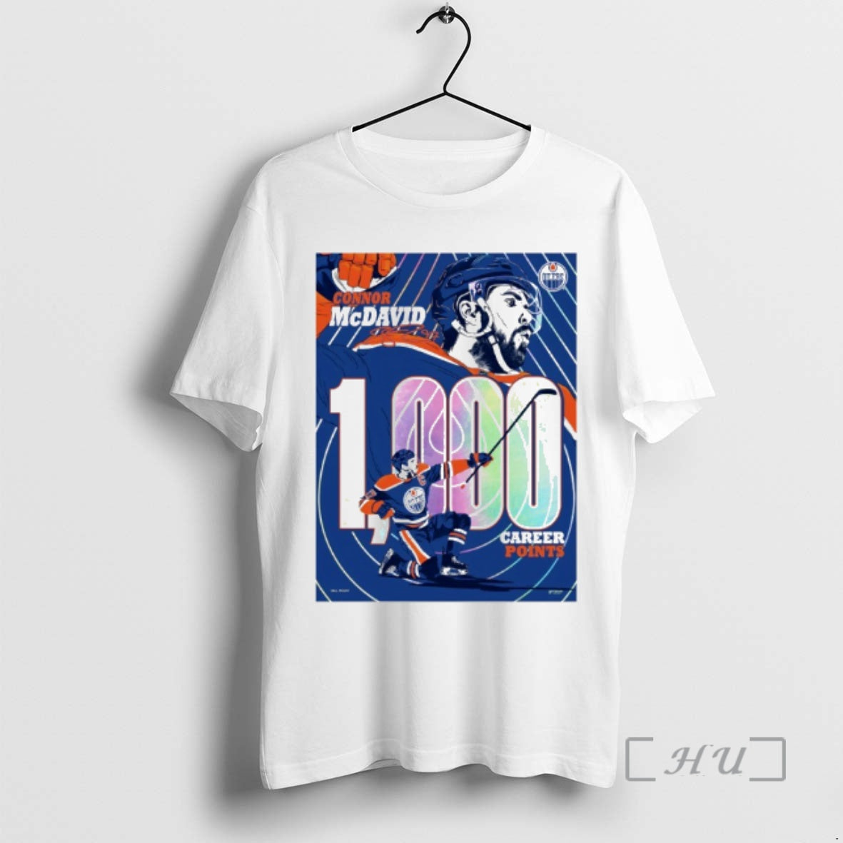 Officials Connor Mcdavid Edmonton Oilers 1000 Career Nhl Points Milestone T-Shirts, Hoodie, Sweatshirt | InkRitualCo.com