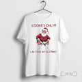 Officials Cookies Only Lactose Intolerant Santa Toilet Christmas Circle T-Shirts, Hoodie, Sweatshirt | InkRitualCo.com