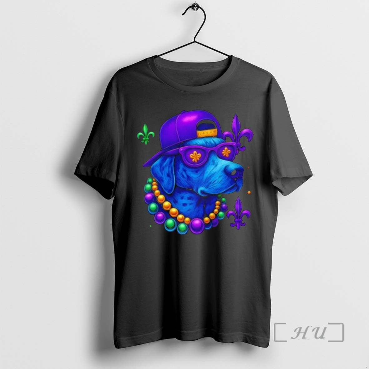 Officials Cool Mardi Gras Purple Spade Dog Graphic T-Shirts, Hoodie, Sweatshirt | InkRitualCo.com
