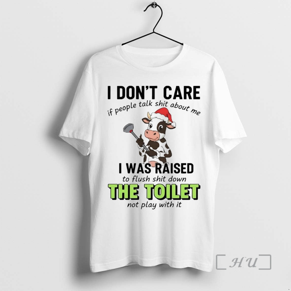 Officials Cow I Dont Care If People Talk Shit About Me I Was Raised Premium T-Shirts, Hoodie, Sweatshirt | InkRitualCo.com