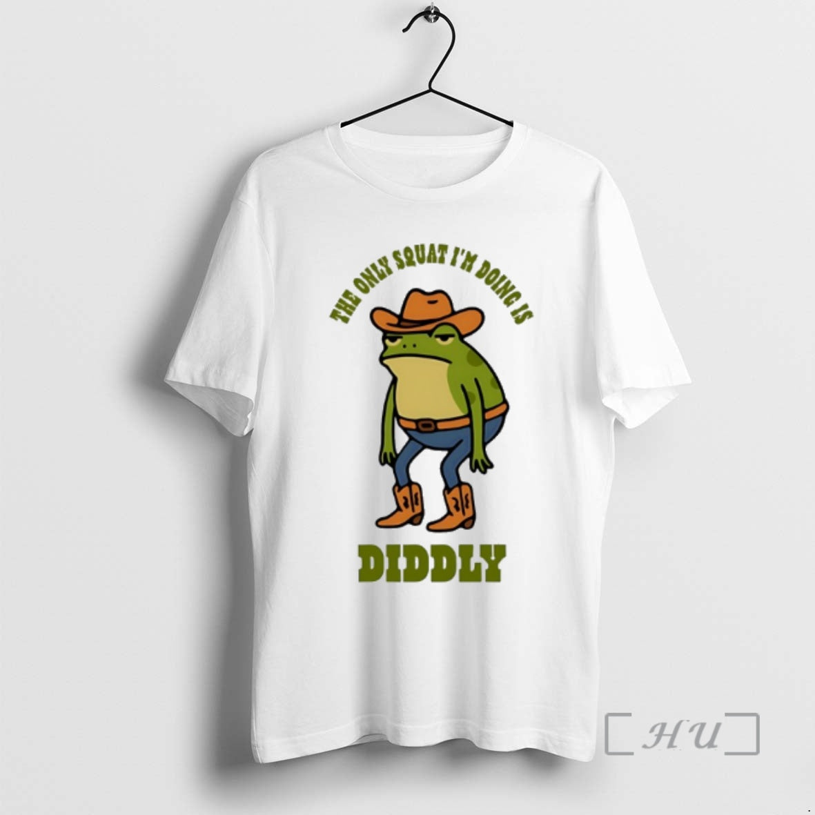 Officials Cowboy Frog The Only Squat Im Doing Is Diddly T-Shirts, Hoodie, Sweatshirt | InkRitualCo.com