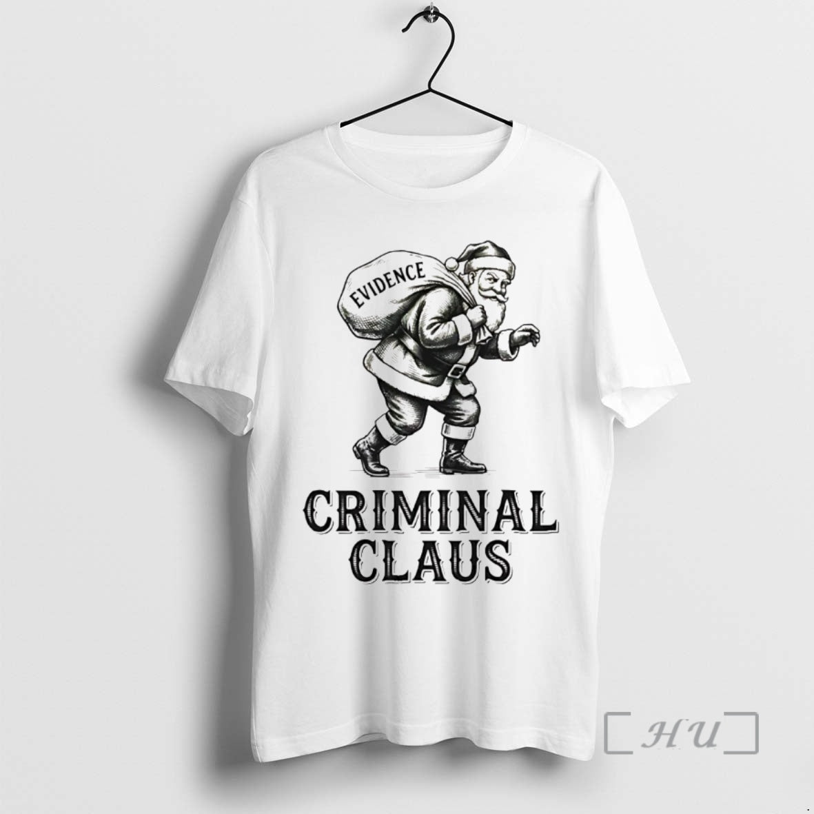 Officials Criminal Santa Claus Evidence Christmas T-Shirts, Hoodie, Sweatshirt | InkRitualCo.com