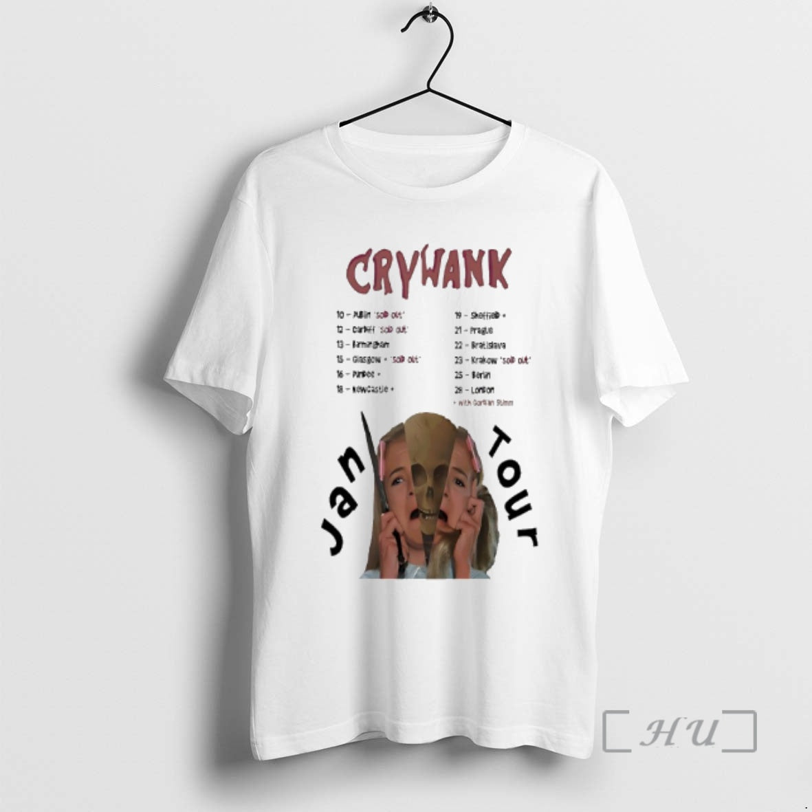 Officials Crywank January 2026 Shows Tour T-Shirts, Hoodie, Sweatshirt | InkRitualCo.com