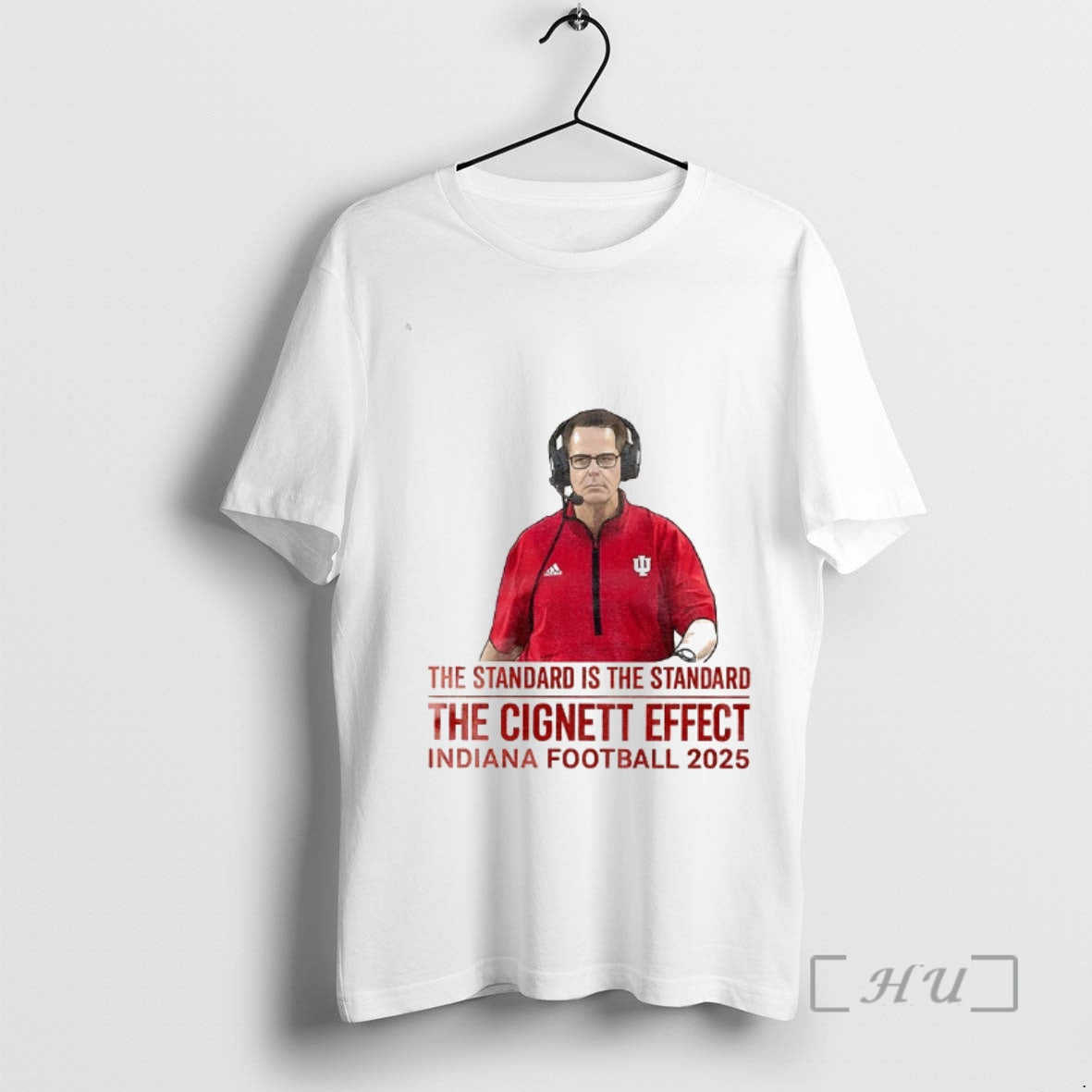 Officials Curt Cignetti The Standard Is The Standard The Cignetti Affect Indiana Football 2025 Premium T-Shirts, Hoodie,...