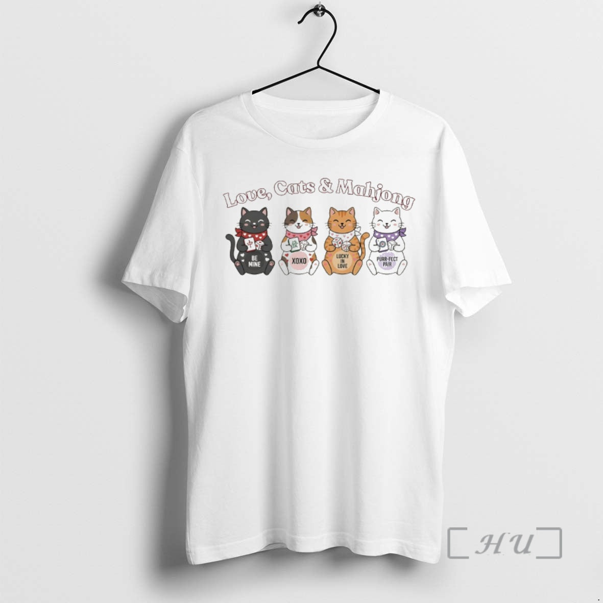 Officials Cute Cat Lover Love Cats Mahjong T-Shirts, Hoodie, Sweatshirt | InkRitualCo.com