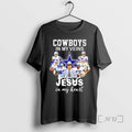 Officials Dallas Cowboys In My Vein Jesus In My Heart Team Logo Premium T Shirts Hoodie, Sweatshirt | InkRitualCo.com