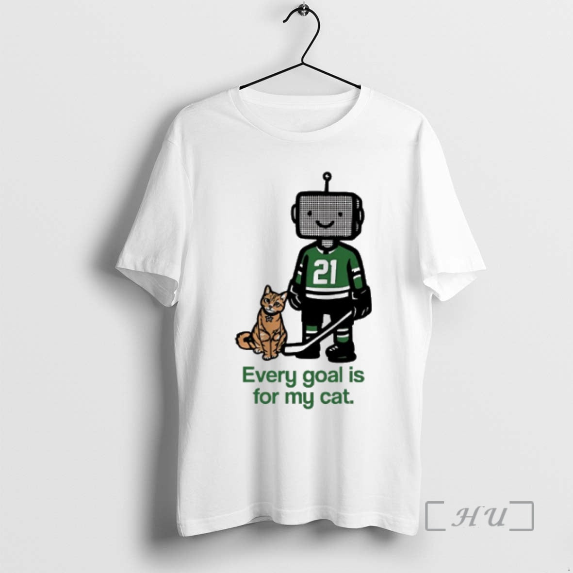 Officials Dallas Stars Jason Robertson Every Goal Is For My Cat Premium T Shirts Sweater Hoodie, Sweatshirt | InkRitualCo.com