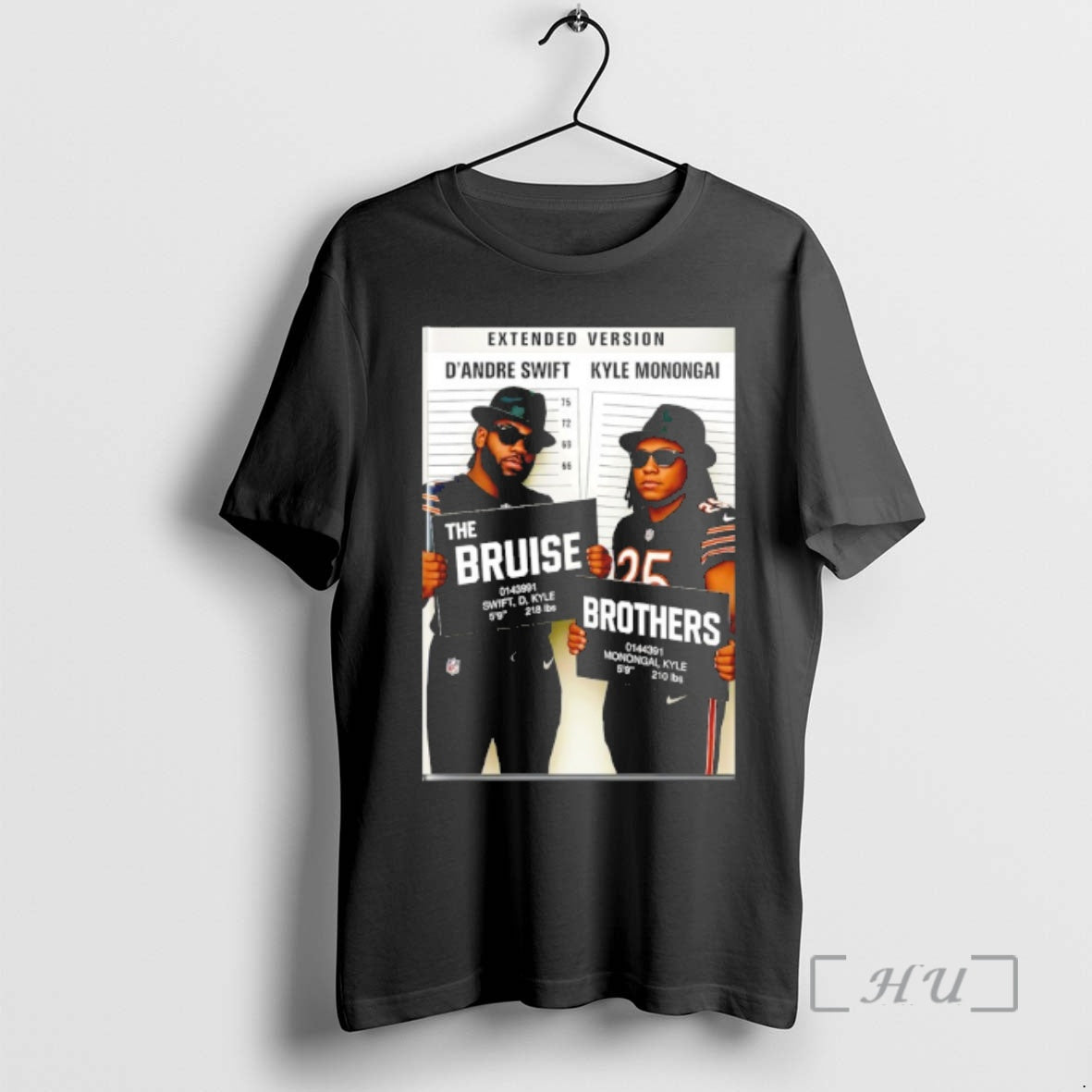 Officials Dandre Swift And Kyle Monangai Da Bears Mugshot T-Shirts, Hoodie, Sweatshirt | InkRitualCo.com