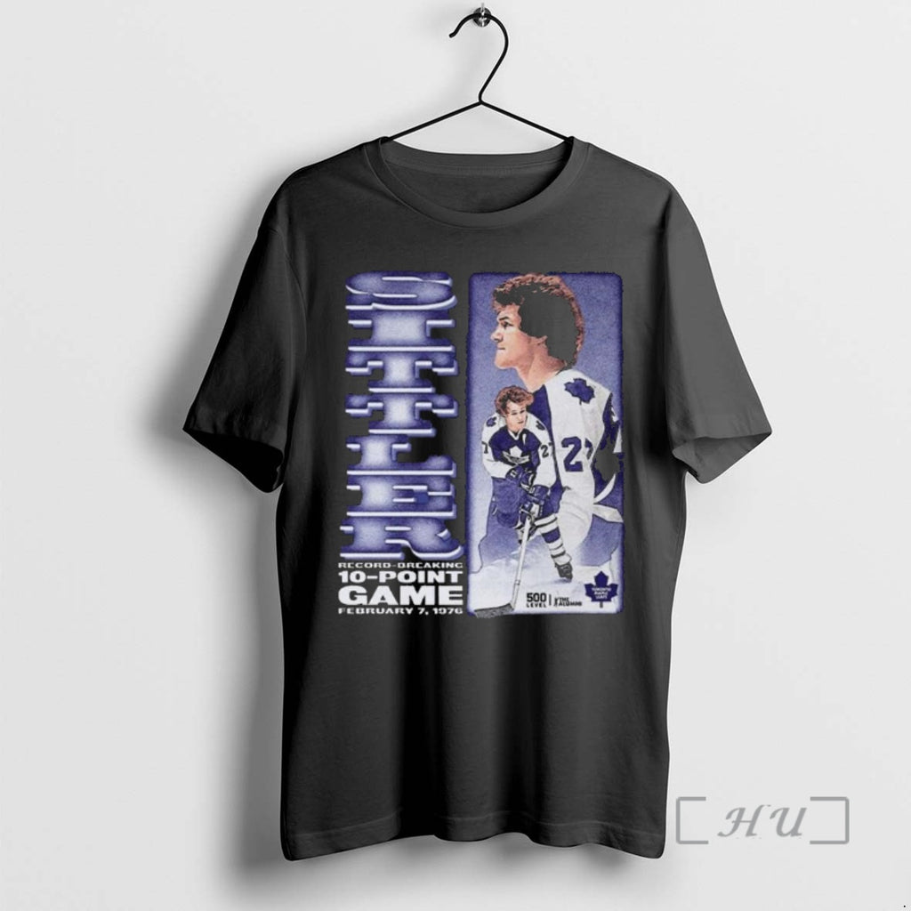 Officials Darryl Sittler 10 Point Game 50th Anniversary Premium T Shirts Sweater Hoodie 2 Sweatshirt | InkRitualCo.com
