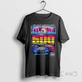 Officials Daytona International Speedway Checkered Flag Sports 2025 Daytona Circle Black Premium T Shirts Sweater Hoodie,...