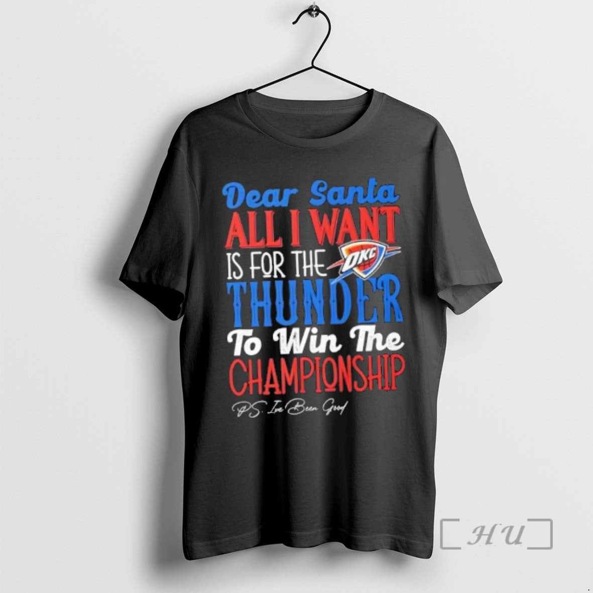 Officials Dear Santa All I Want Is For The Oklahoma City Thunder To Win The T-Shirts, Hoodie, Sweatshirt | InkRitualCo.com
